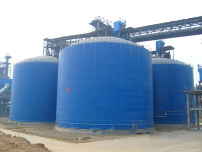 白云矿区水泥钢板库改造